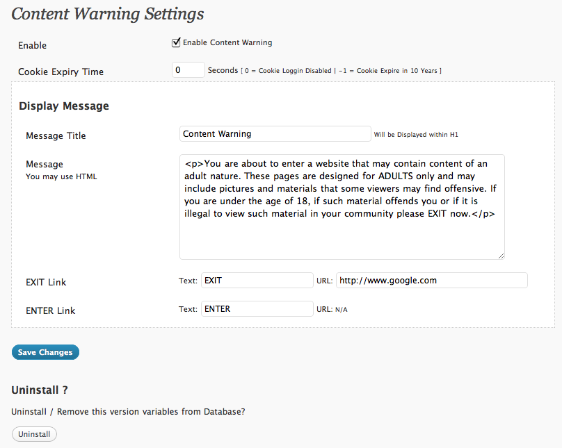 How To Add Adult Content Warning To Wordpress Wp Solver