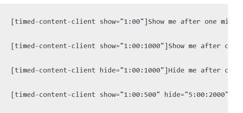 Timed Content WordPress Plugin: Hide Content Based On Time - WP Solver