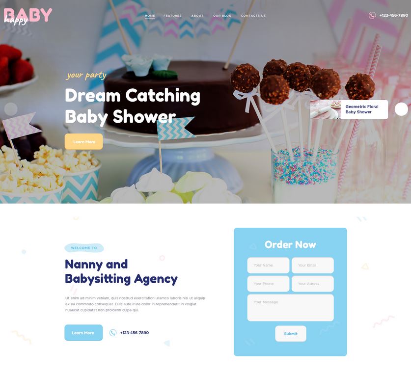 Maternity - a WordPress coming soon theme