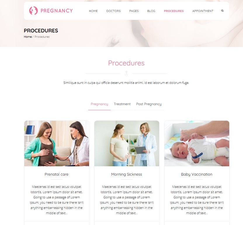 Maternity - a WordPress coming soon theme