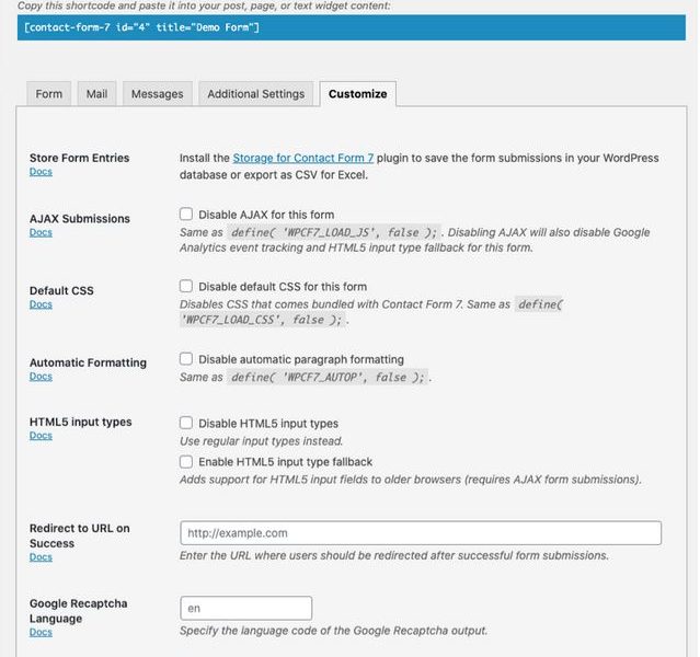 Controls for Contact Form 7 for Tracking Submissions - WP Solver