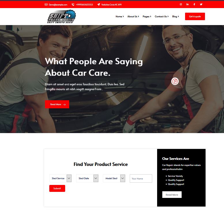 15 WordPress Themes for Mechanics & Auto Repair Shops - WP Solver