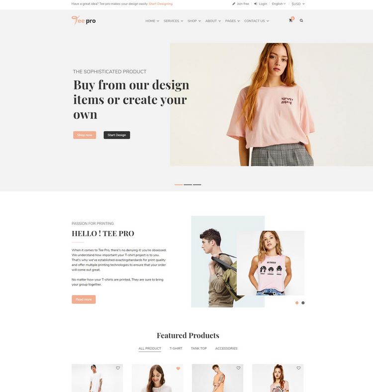 5 WordPress Themes for T Shirt Businesses WP Solver